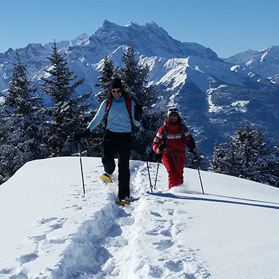 Snowshoeing